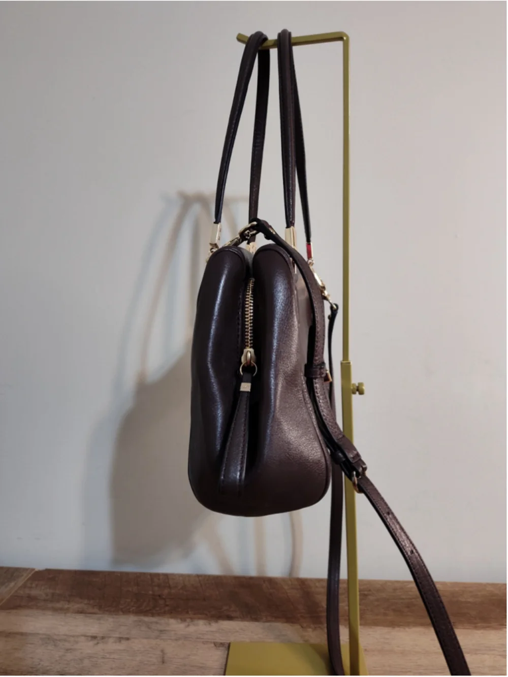 Women's Coach Brown Leather Satchel Bag One Size